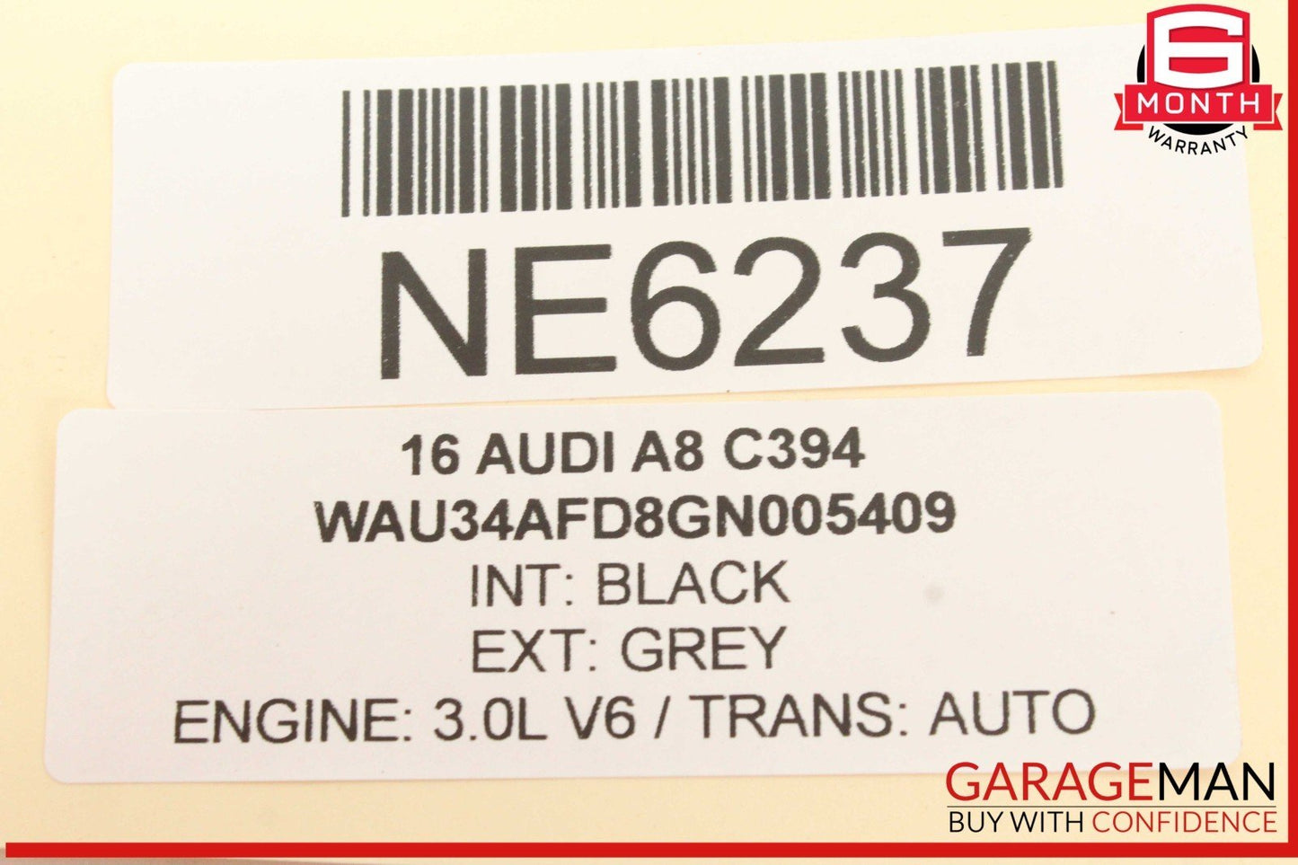 15-18 Audi A8 A8 Quattro 3.0L Engine Computer ECU ECM Control Module Unit OEM