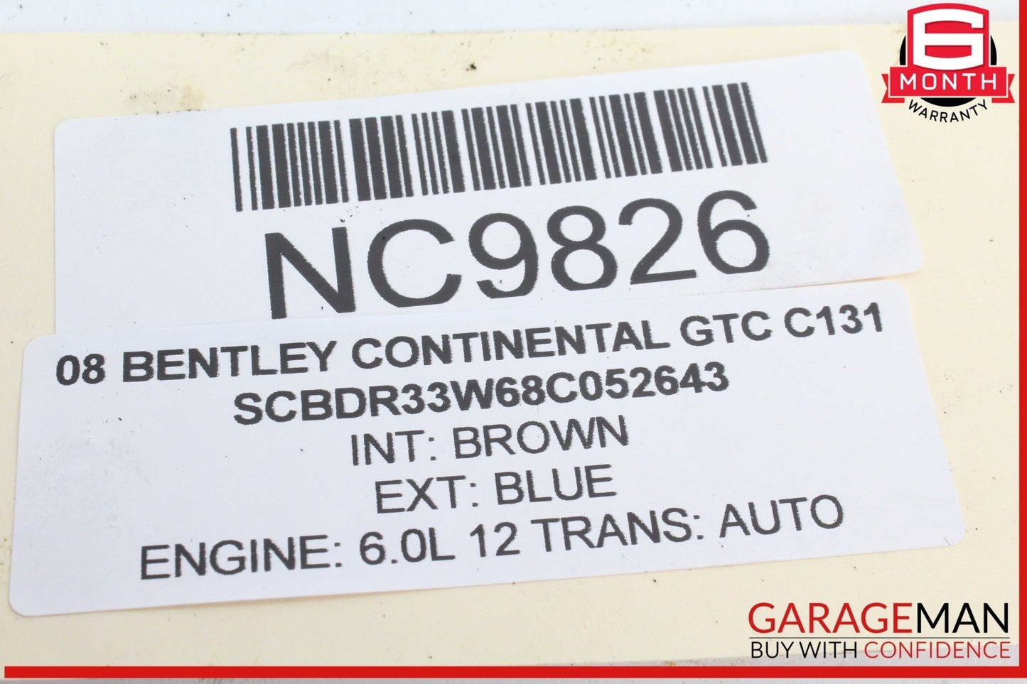 07-18 Bentley Continental GTC Top Convertible Roof Hydraulic Pump 3W7871789 OEM