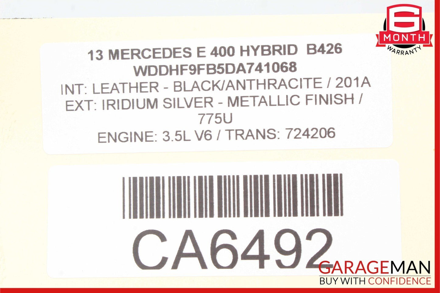 10-16 Mercedes W212 E350 E400 Front Left Driver Side Top Upper Control Arm OEM