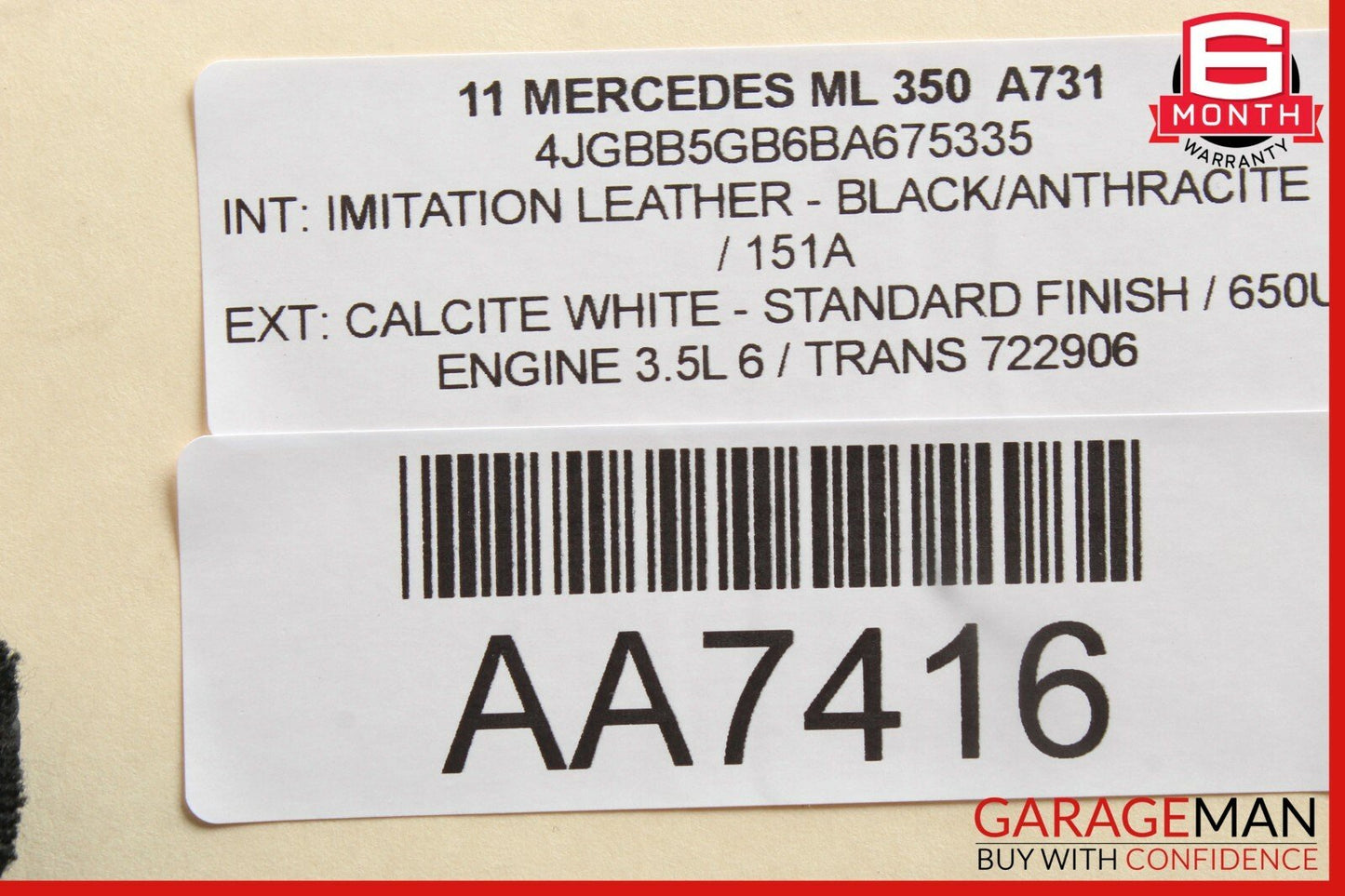 06-12 Mercedes W164 ML350 GL450 Front Left Door Audio Tweeter Speaker Cover OEM