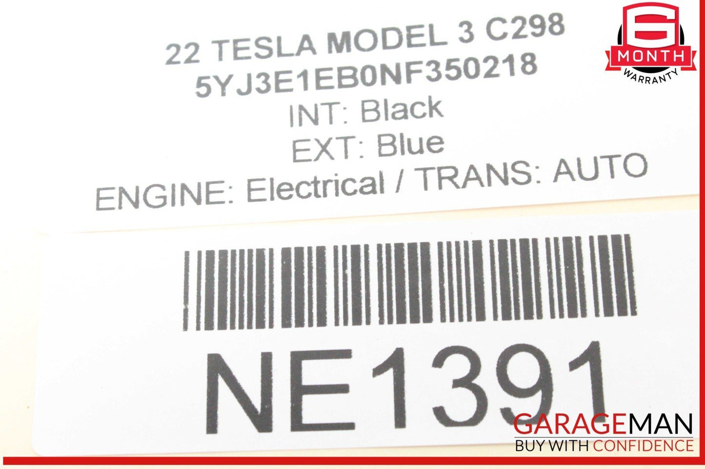 17-23 Tesla Model 3 Rear Bumper Body Control Module Unit BCM 109785500H OEM