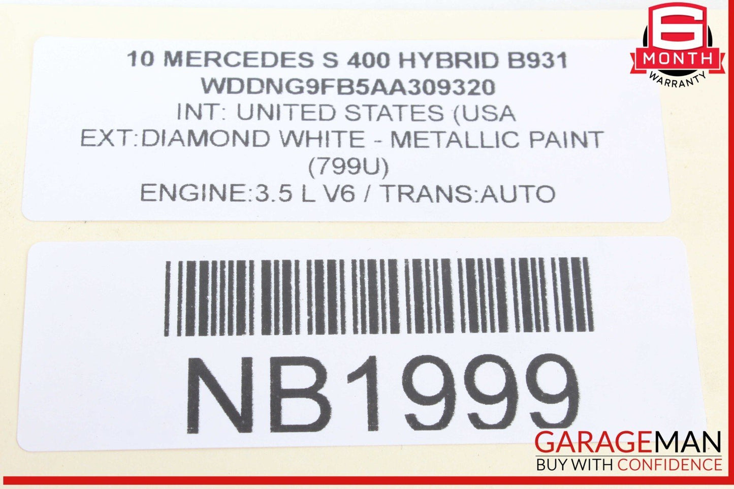 07-13 Mercedes W221 S400 Hybrid Windshield Wiper Motor Right OEM