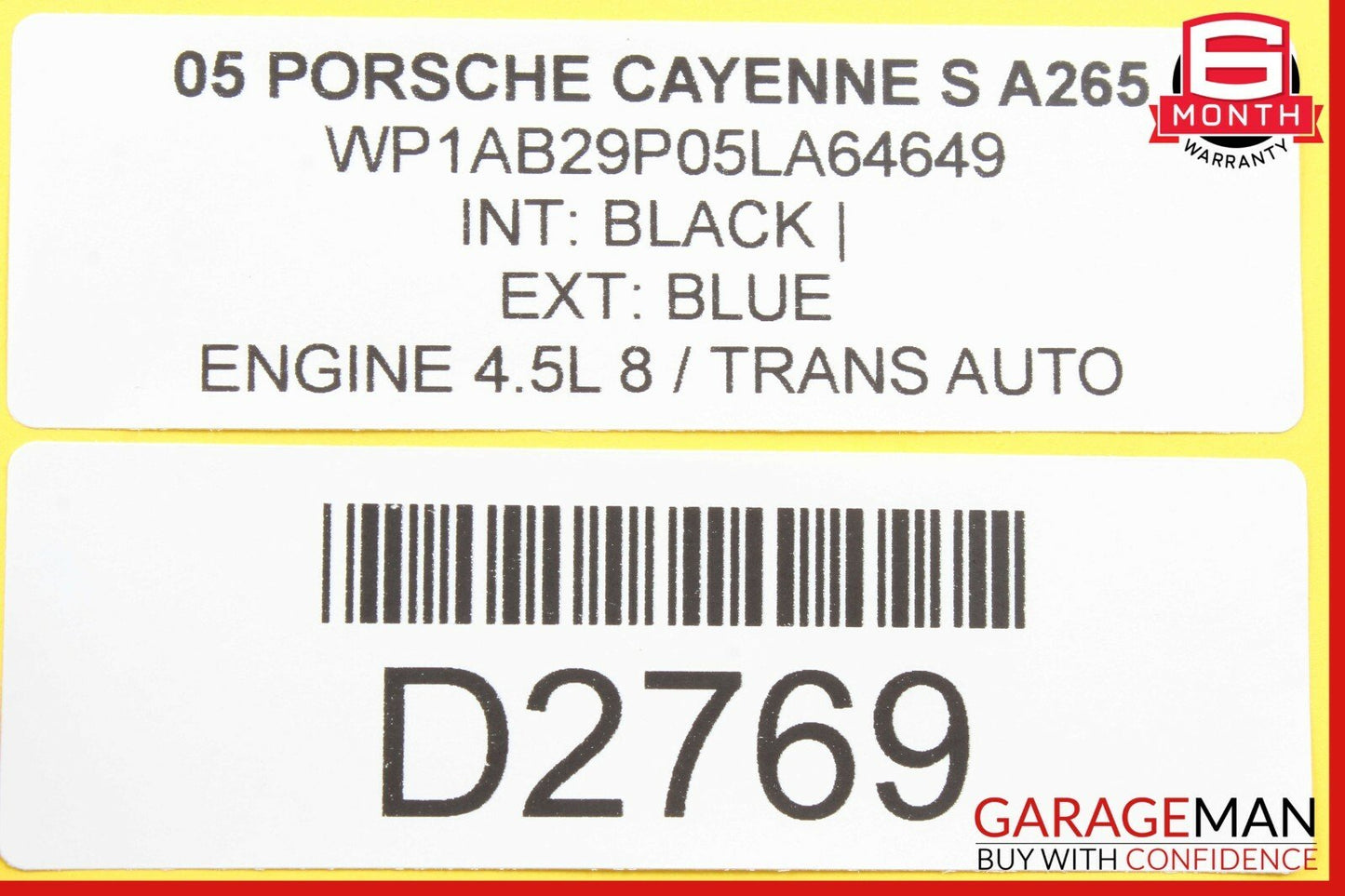 03-06 PORSCHE CAYENNE 955 GPS NAVIGATION DVD PLAYER BRACKET ASSEMBLY OEM