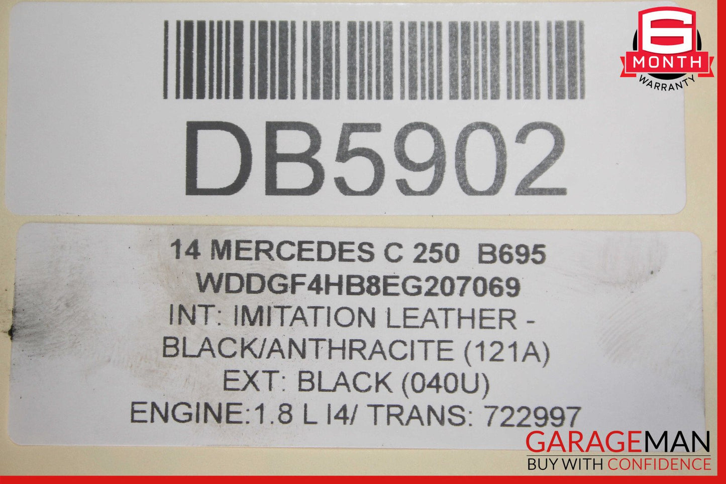 10-16 Mercedes C250 E350 SL400 RWD Rear Diff Differential Axle Carrier 3.07