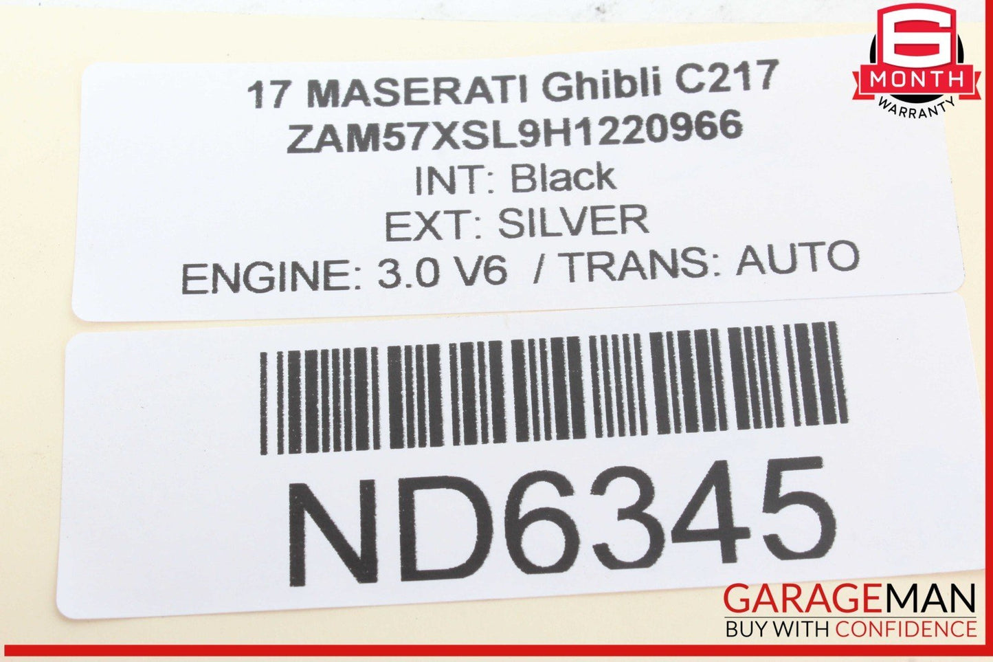 14-20 Maserati Ghibli Rear Left or Right Side Suspension Control Arm Bar Link