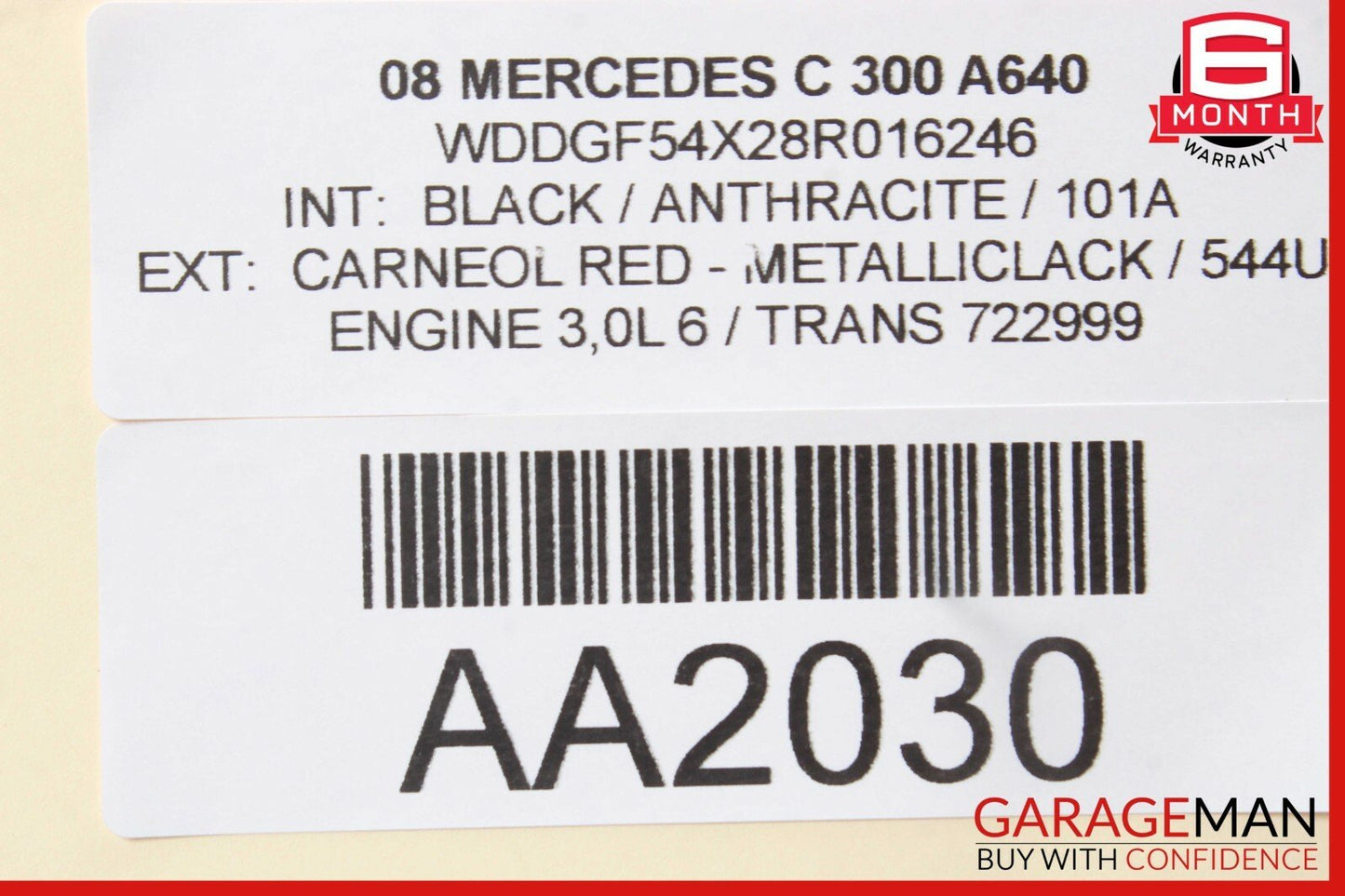 08-11 Mercedes W204 C300 C350 Front Left Driver Side Door Lock Latch Actuator