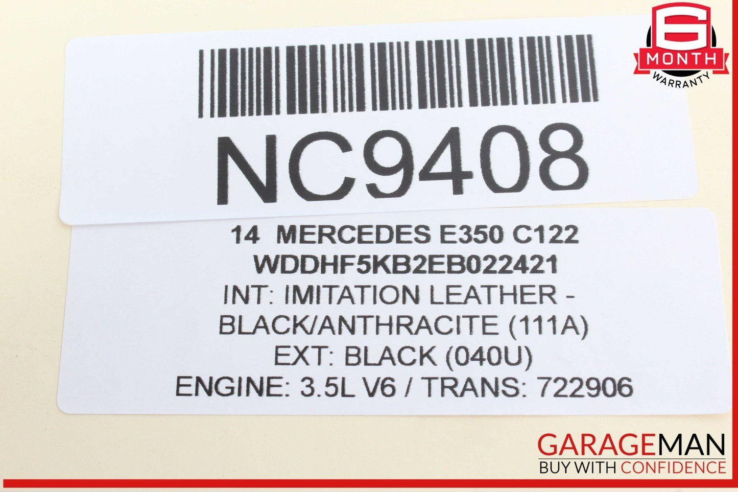 08-18 Mercedes W212 E350 Rear Right or Left Side Lower Thrust Control Arm OEM