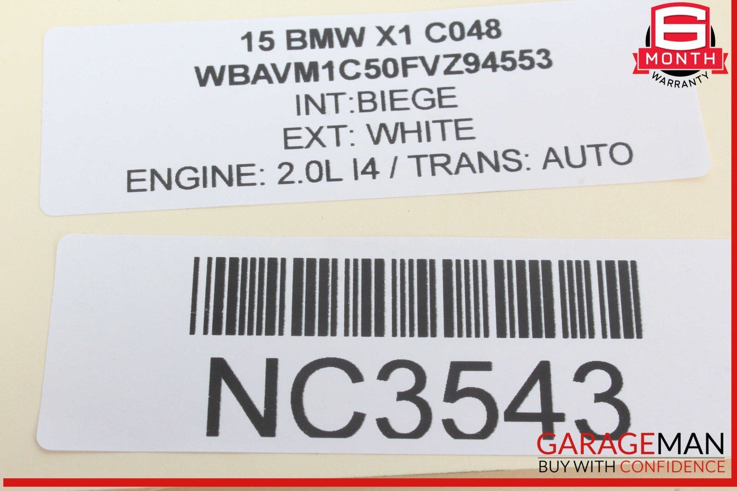 12-15 BMW X1 Instrument Cluster Speedometer OEM