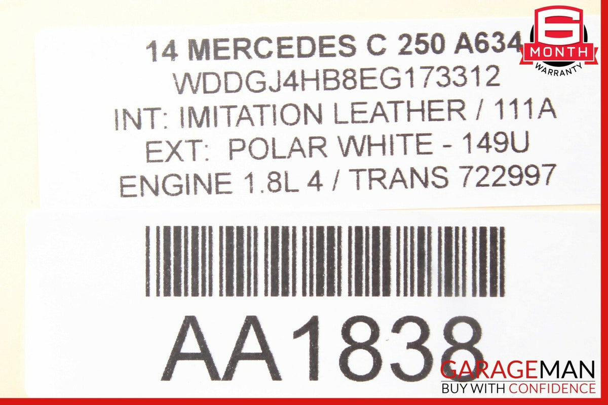 08-14 Mercedes W204 C250 Front & Rear Right Side Door Sound Audio Speakers OEM