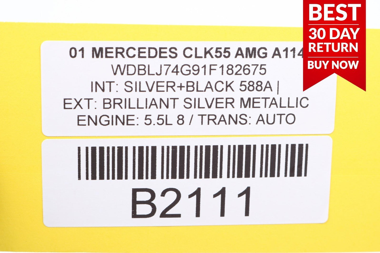 98-03 Mercedes W208 CLK430 CLK55 AMG Front Left Side Exterior Door Handle A114