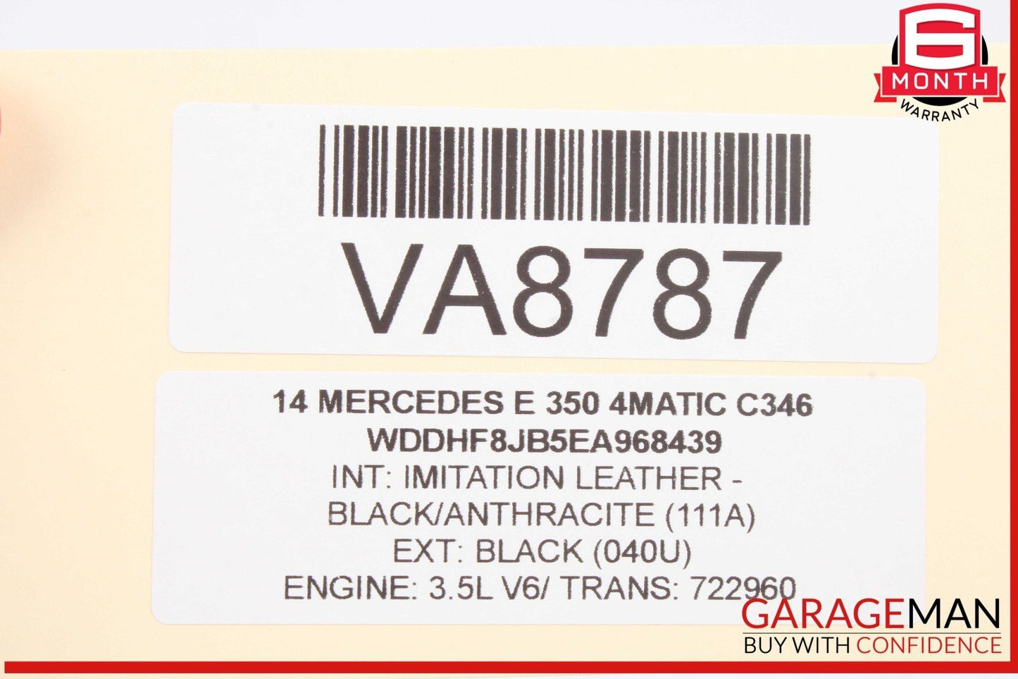 08-18 Mercedes W212 E350 4MATIC Rear Left Side Door Control Module Unit OEM