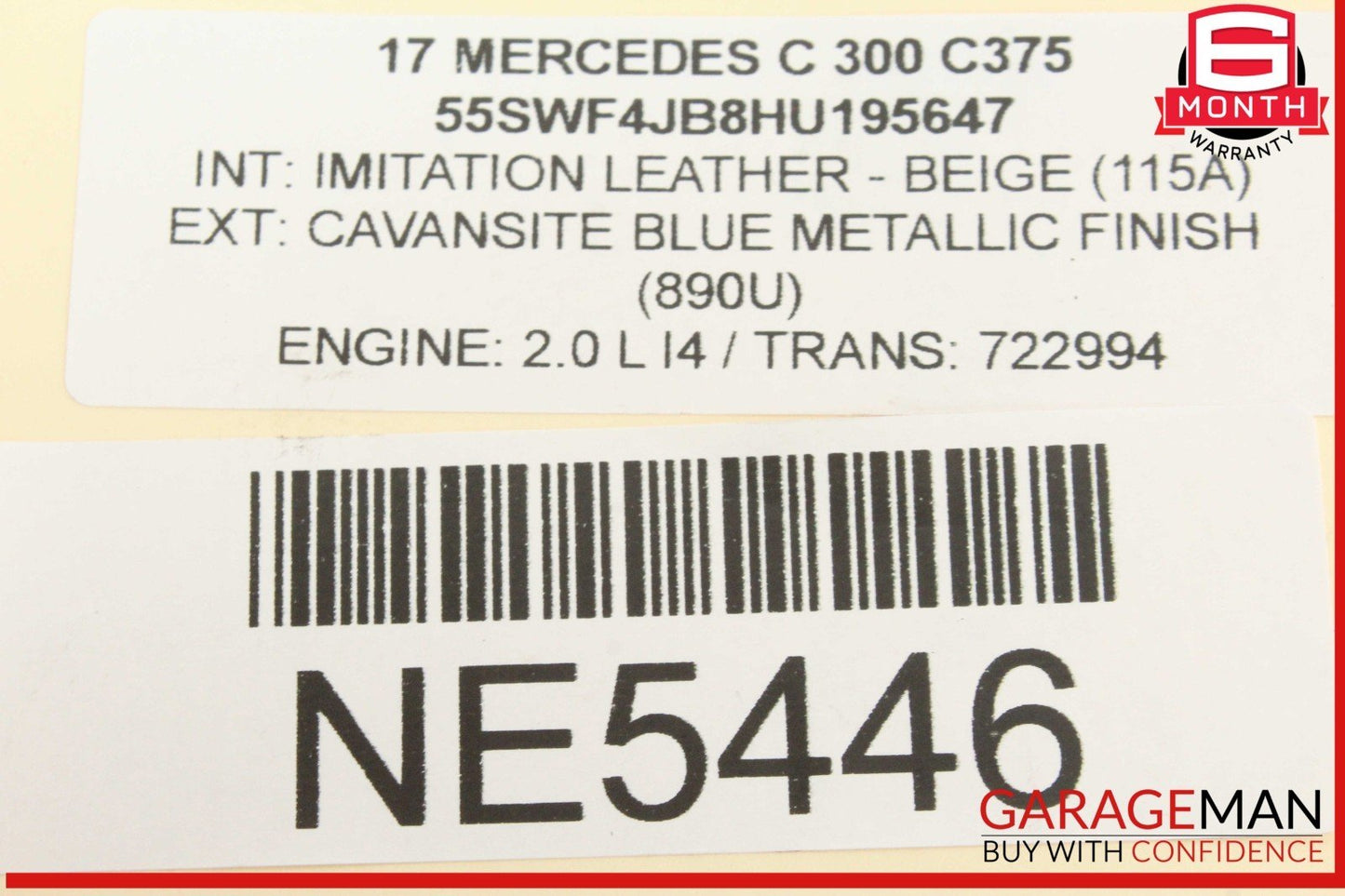 15-20 Mercedes W205 C300 ABS Anti Lock Brake Pump Control Module Unit OEM
