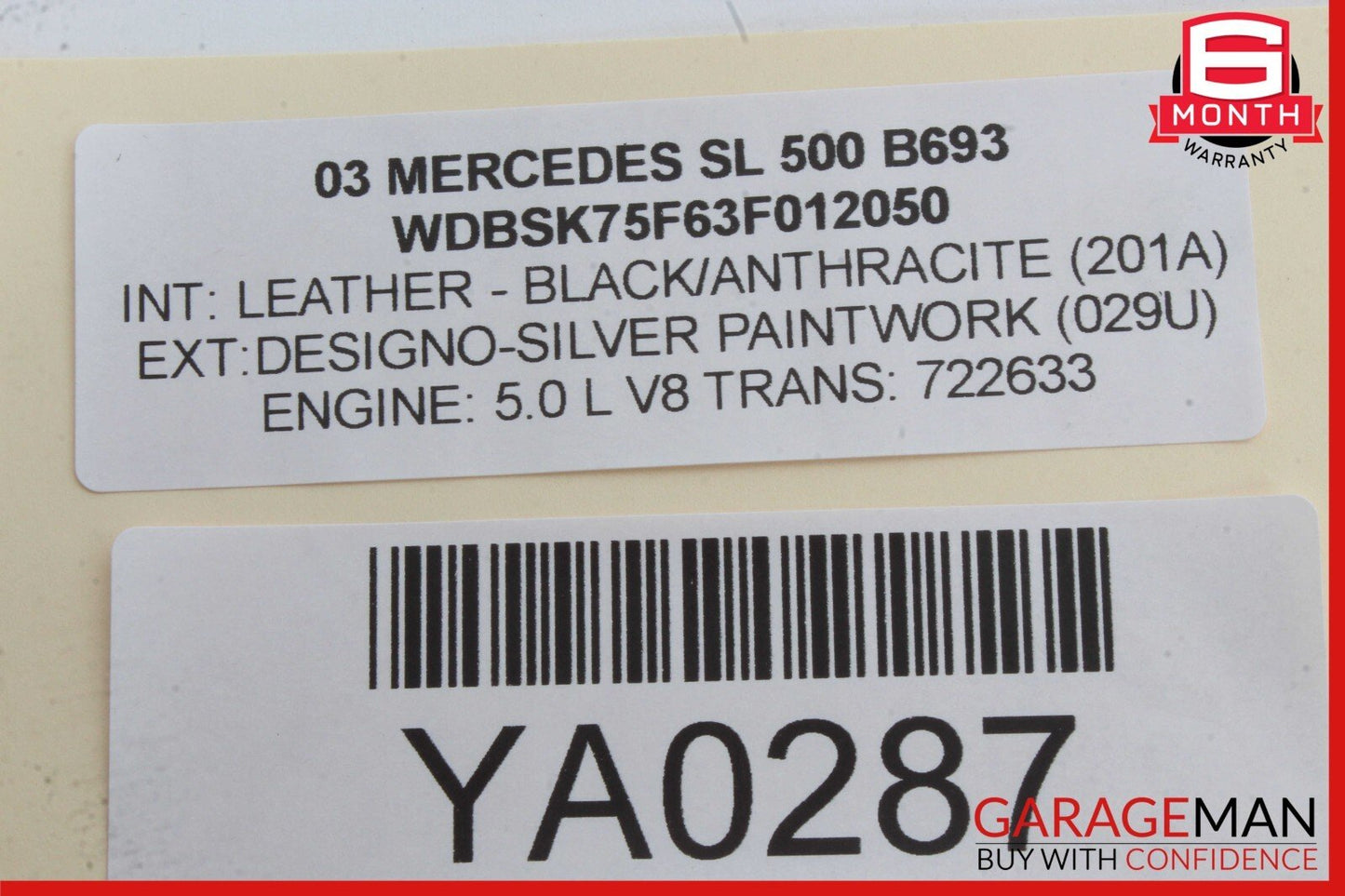 10-16 Mercedes W212 E350 E400 Front Interior Top Upper Rear View Mirror OEM