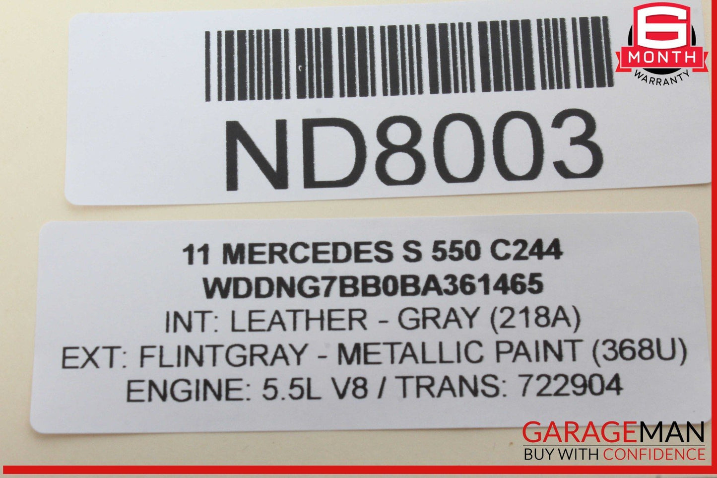 10-13 Mercedes W221 S550 Front Left Driver Side Seat Belt Seatbelt Retractor OEM