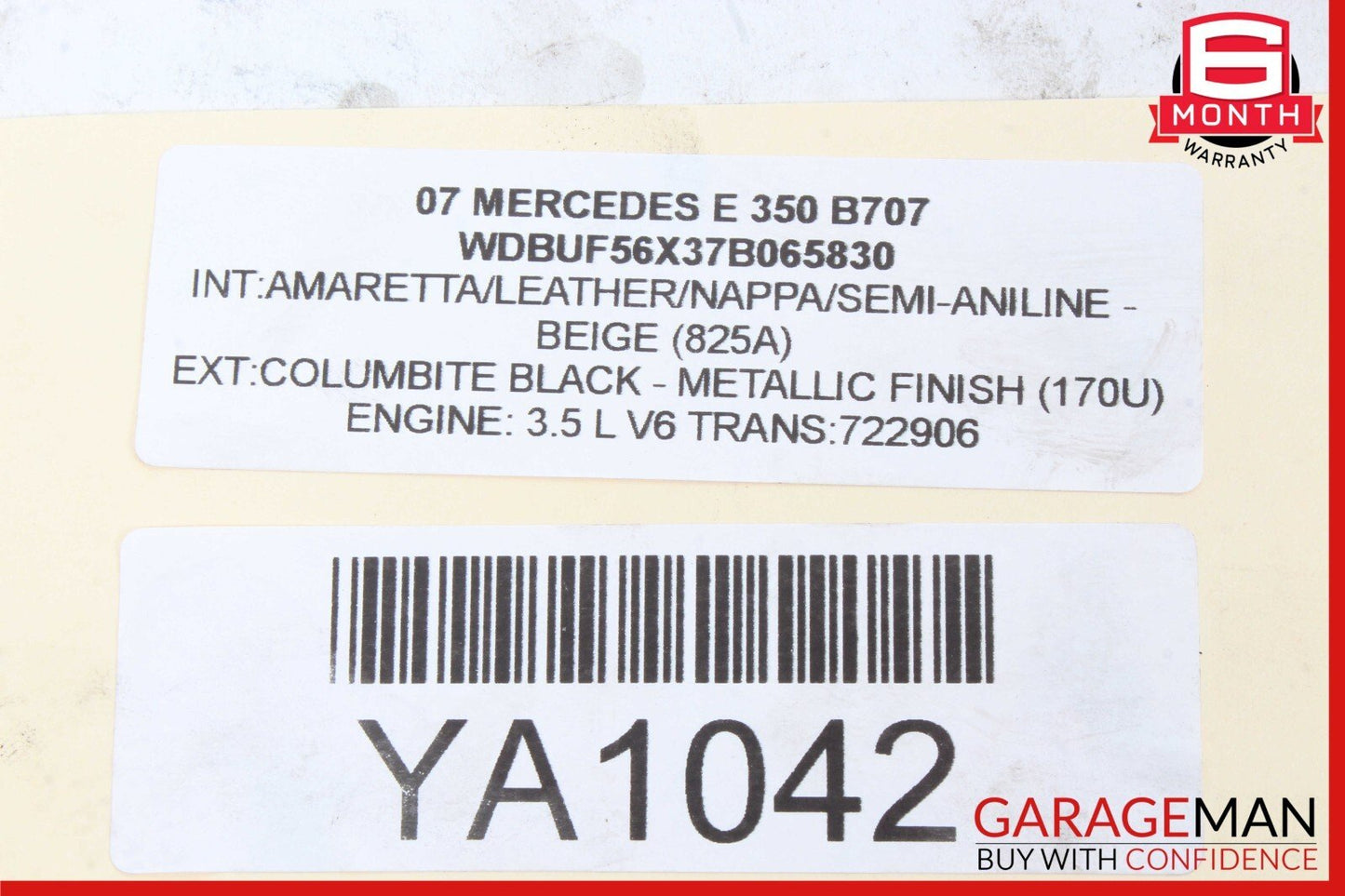 03-09 Mercedes W211 E350 E320 Front Left Headlight Support Bracket Frame Assy