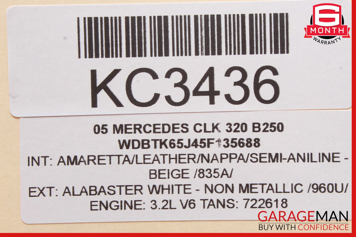 01-09 Mercedes W209 CLK320 C320 Xenon HID Headlight Ballast 1307329072 OEM