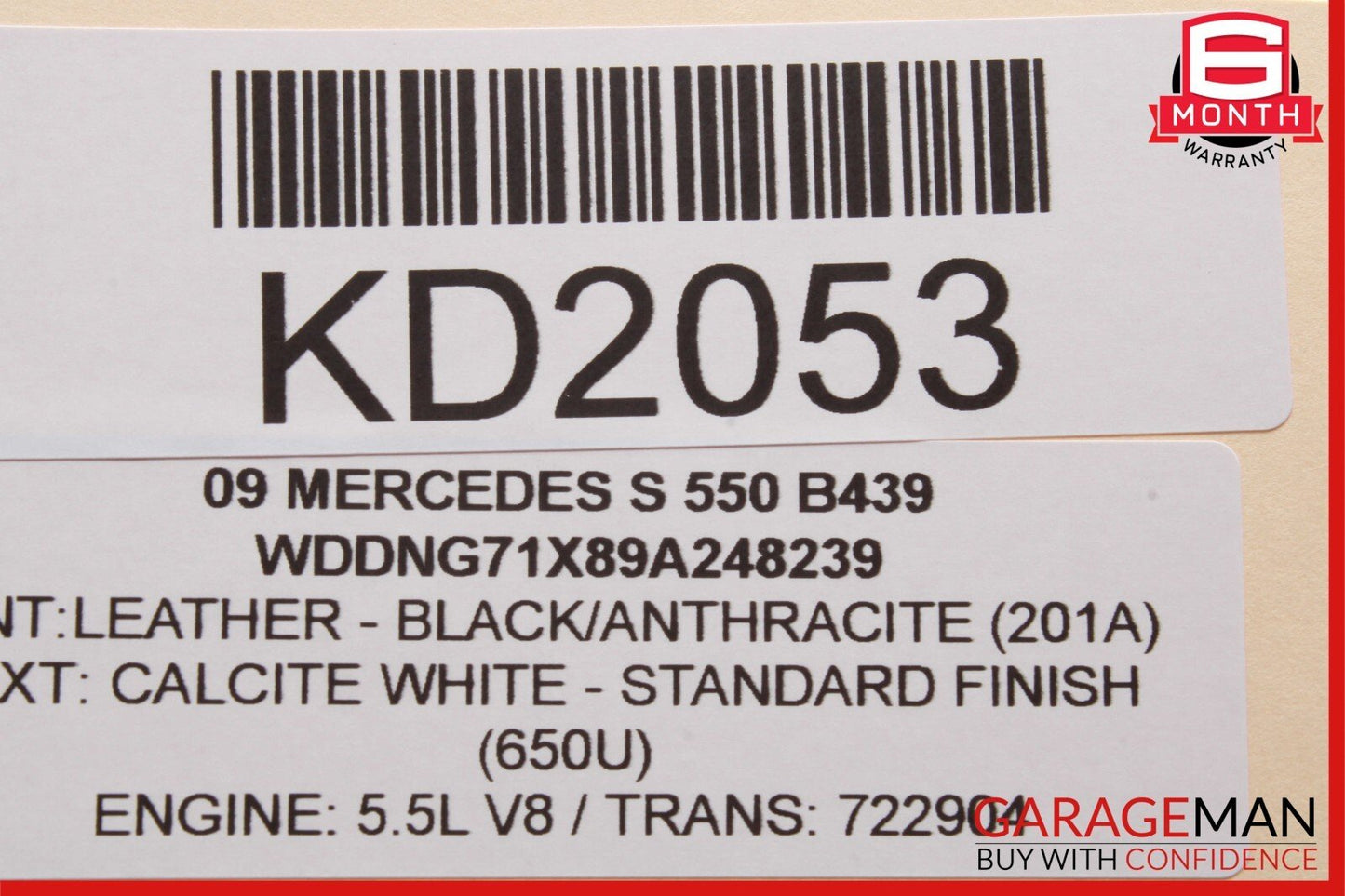 07-14 Mercedes W221 S550 S600 CL600 Front Right Side Seat Control Switch Set