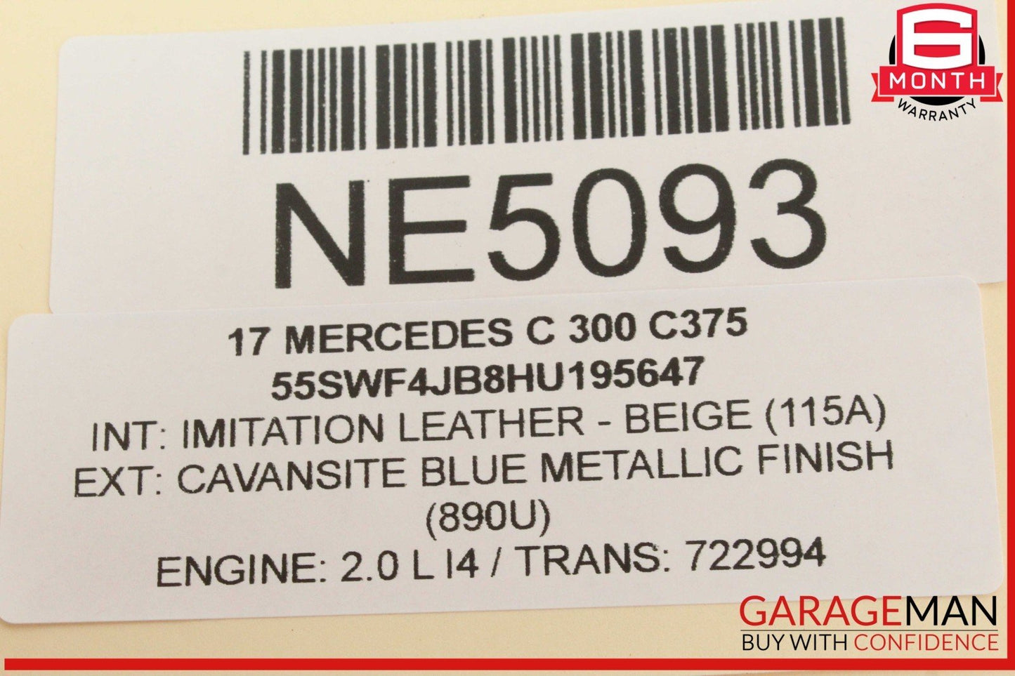15-20 Mercedes W205 C300 Communication Computer Control Module Unit OEM