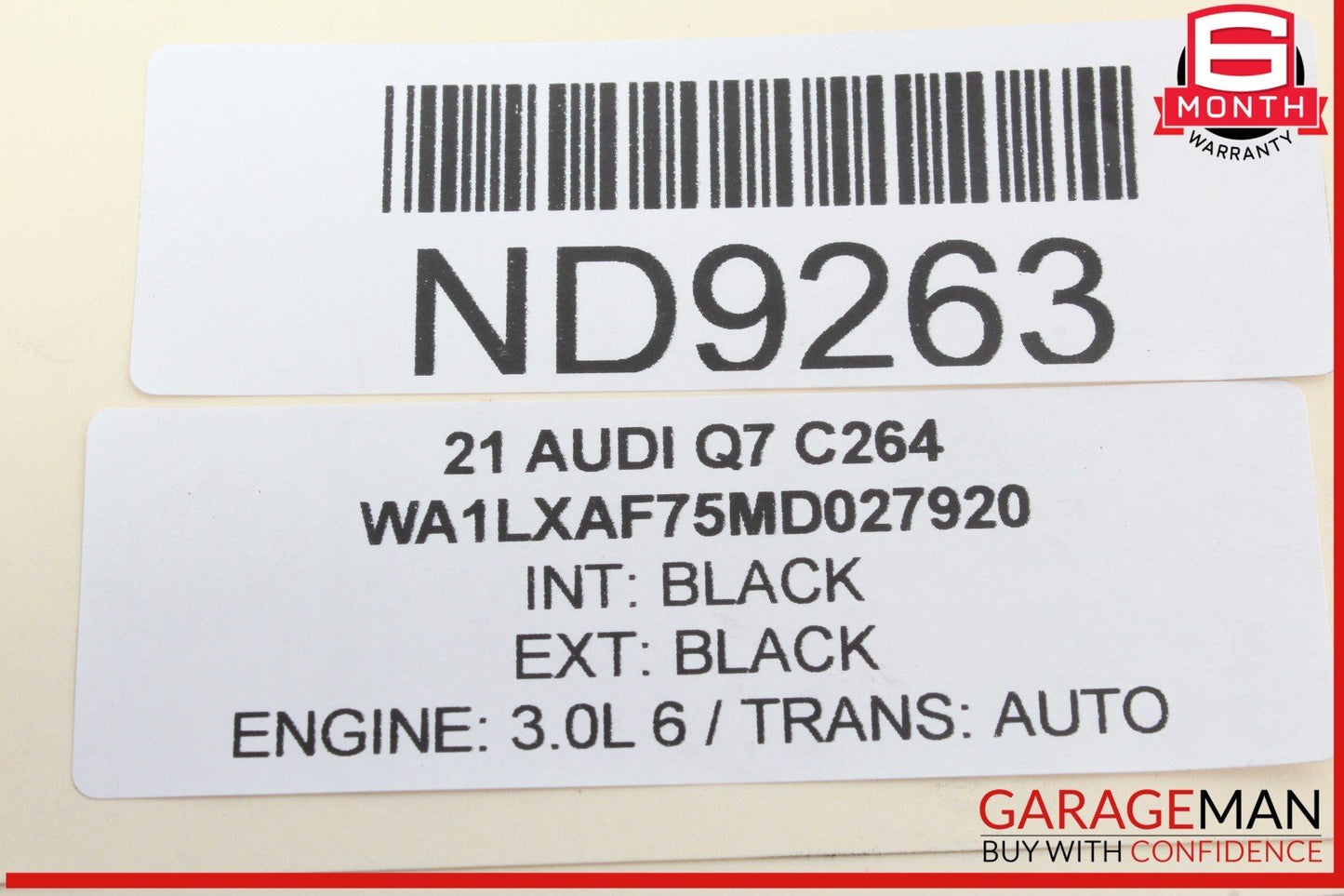 17-24 Audi Q7 Rear Left or Rear Right Forward Lateral Control Arm 4M0505425F OEM