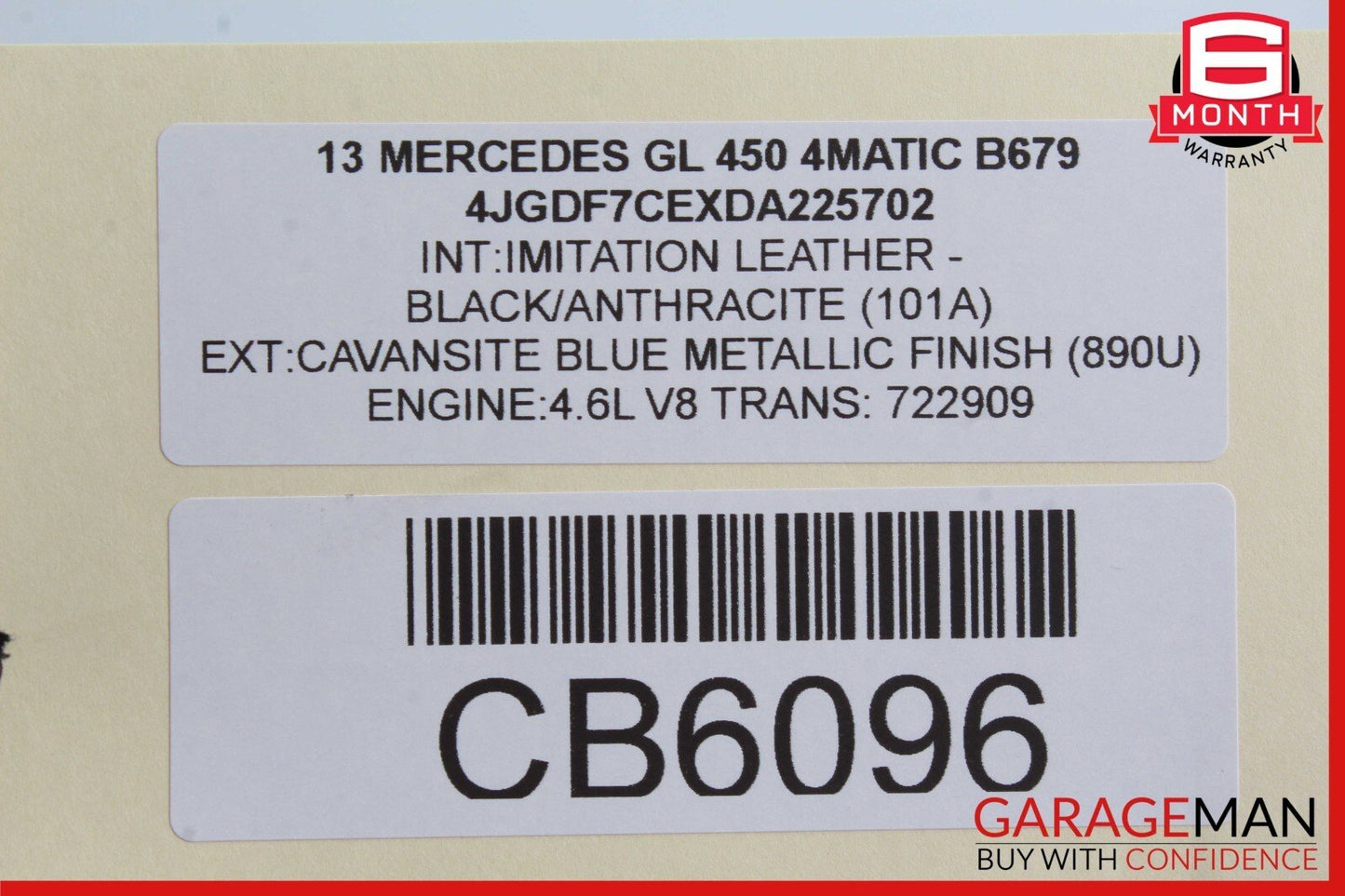13-16 Mercedes X166 GL450 GL550 Suspension DSR Height Adjuster Control Switch