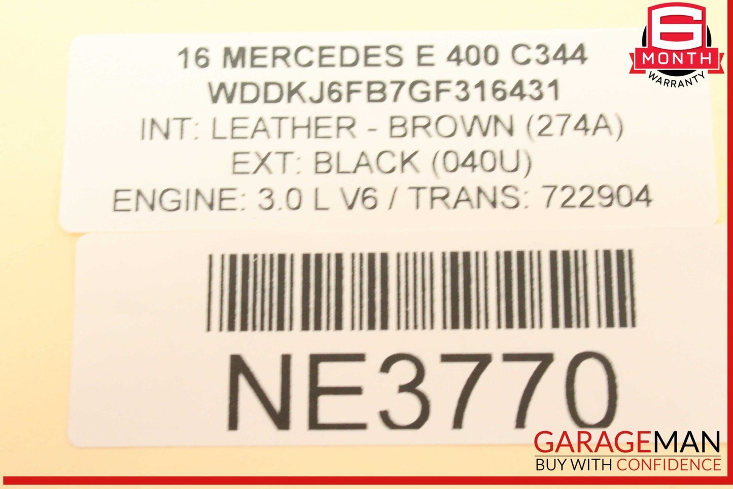 14-16 Mercedes W212 E400 E350 Central Gateway Control Module Unit 2129008228 OEM