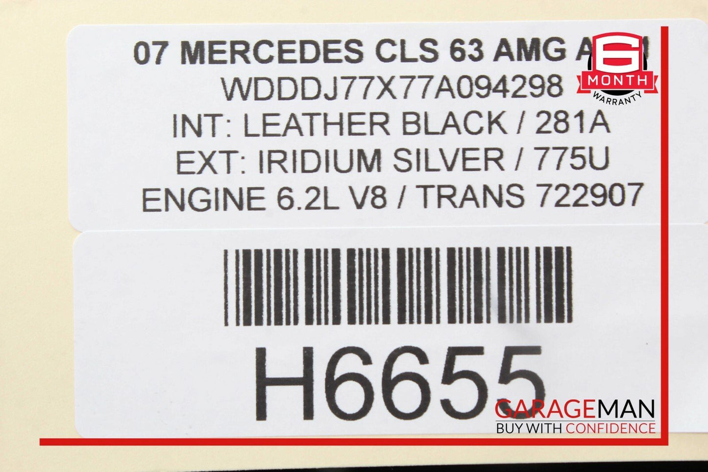 07-11 Mercedes S63 E63 CLS63 AMG M156 Variable Timing Solenoid Valve OEM