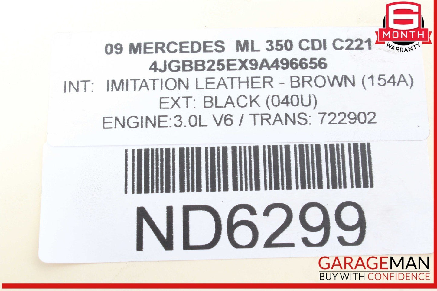 06-13 Mercedes W164 ML350 CDI GL450 Front Drive Shaft Driveshaft Axle OEM