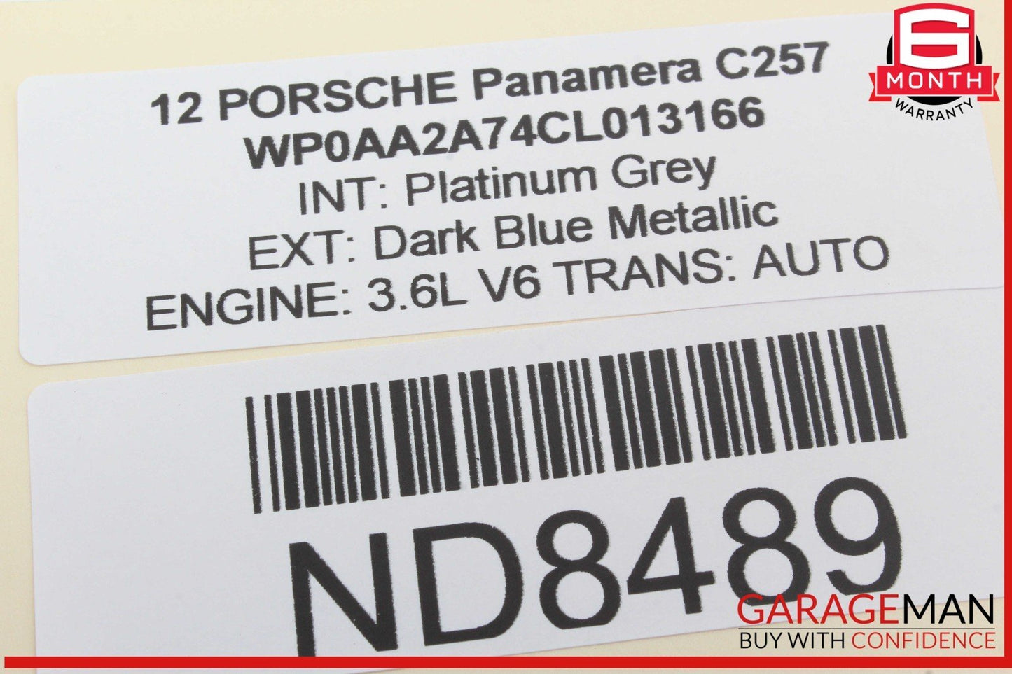 10-16 Porsche Panamera 970 Tire Pressure Monitor Control Module Unit OEM