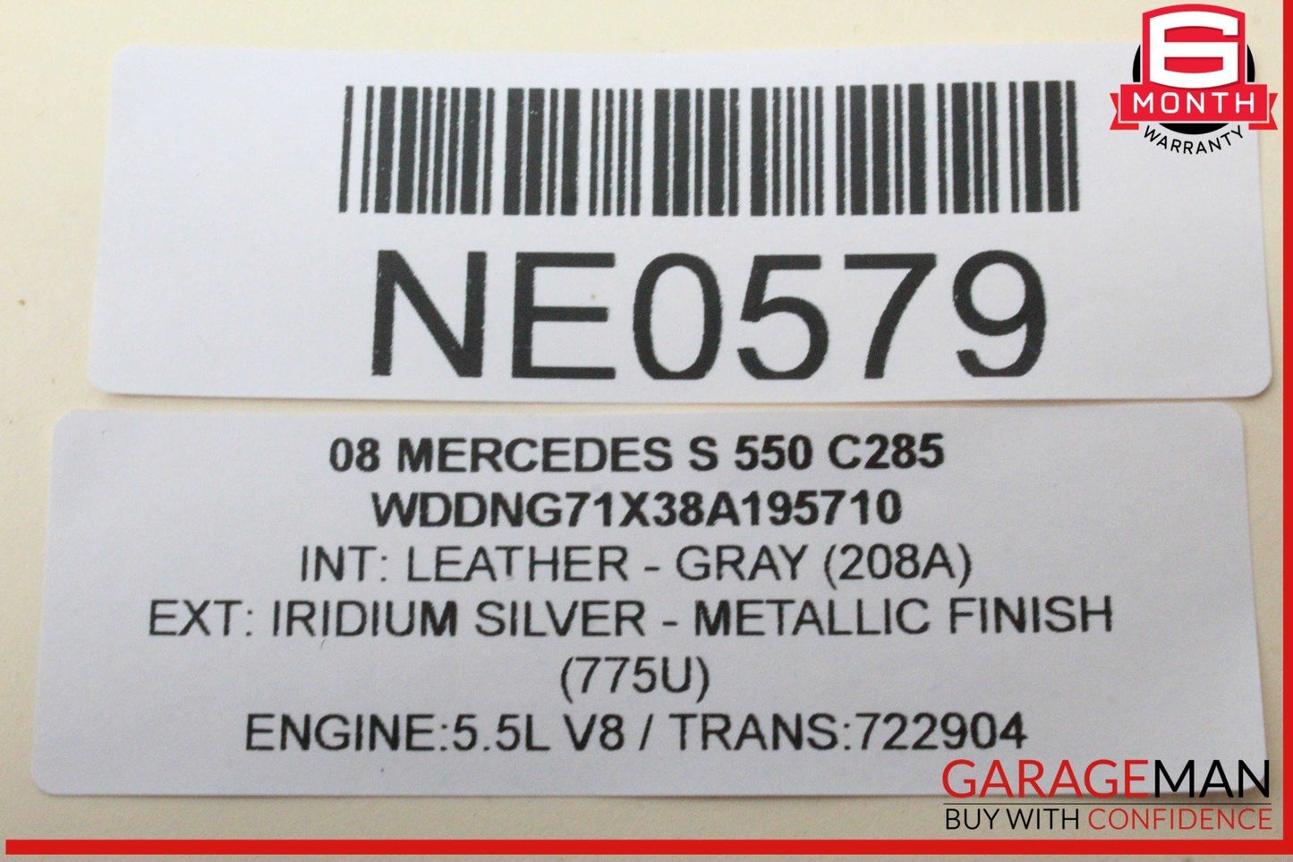07-14 Mercedes W221 S550 S400 Trunk Release Remote Open Close Module Unit OEM