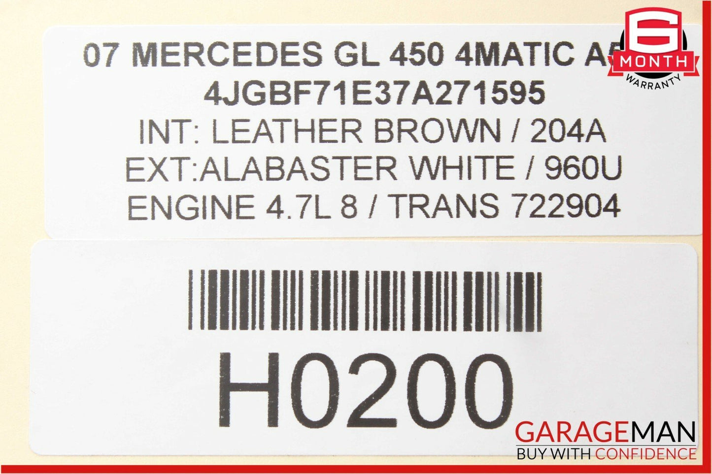 06-12 Mercedes X164 GL320 GL450 ML550 Ipod Interface Control Module OEM