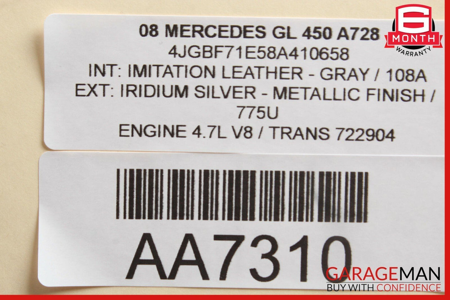 06-13 Mercedes GL320 GL450 R350 ML350 Front Left Side Door Control Module Unit