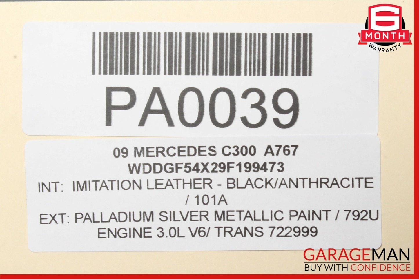 08-14 Mercedes C300 C350 GLK350 AC A/C Air Conditioning Condenser 2045000254
