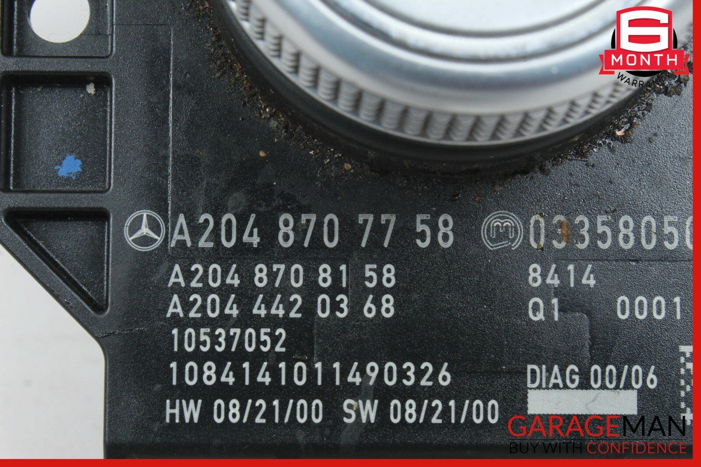 08-11 Mercedes W204 C300 GLK350 Console Comand Controller Knob Multi Switch OEM