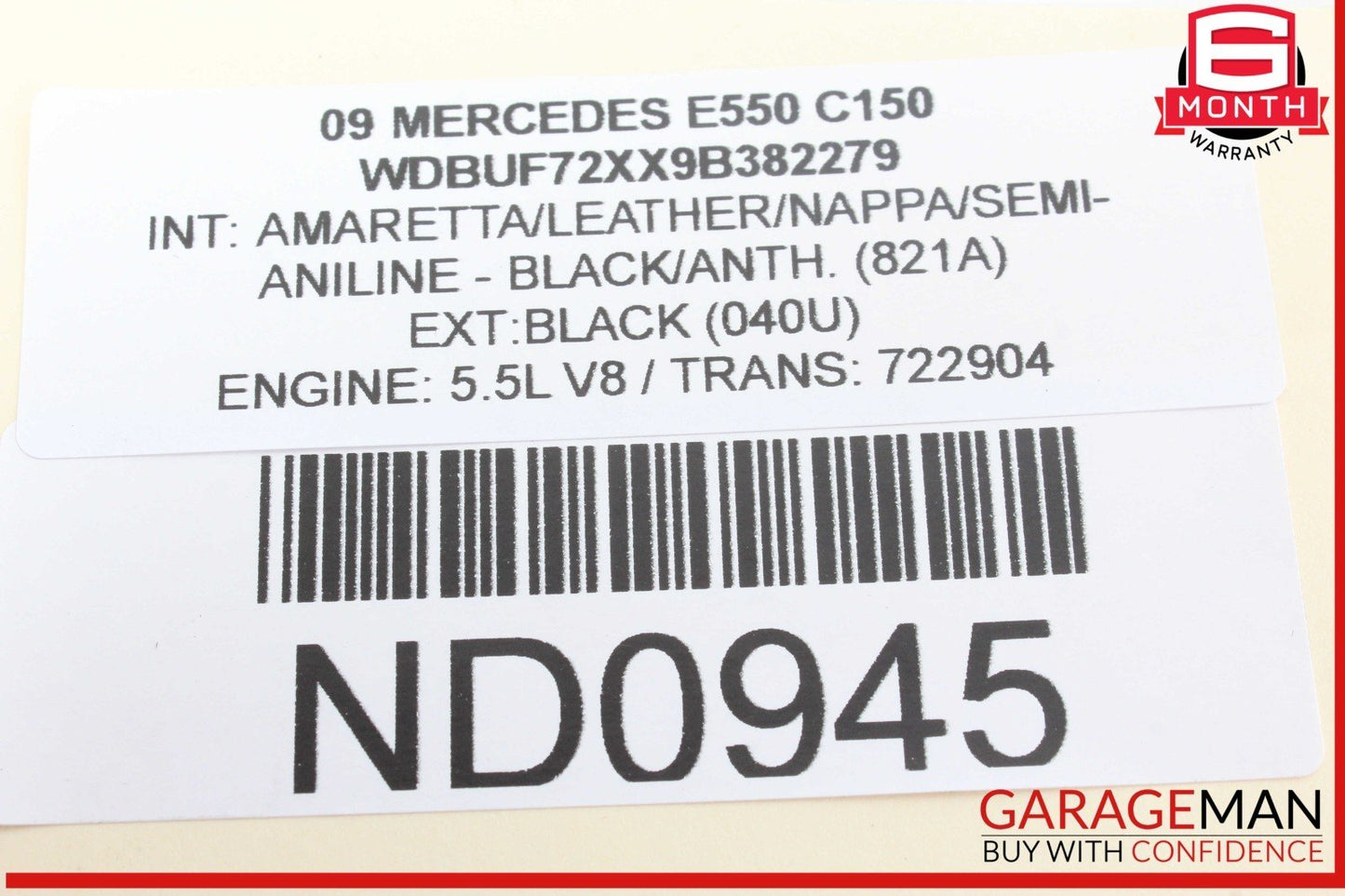 06-13 Mercedes W211 E550 ML350 R350 TPMS Tire Pressure Control 1645403762 OEM