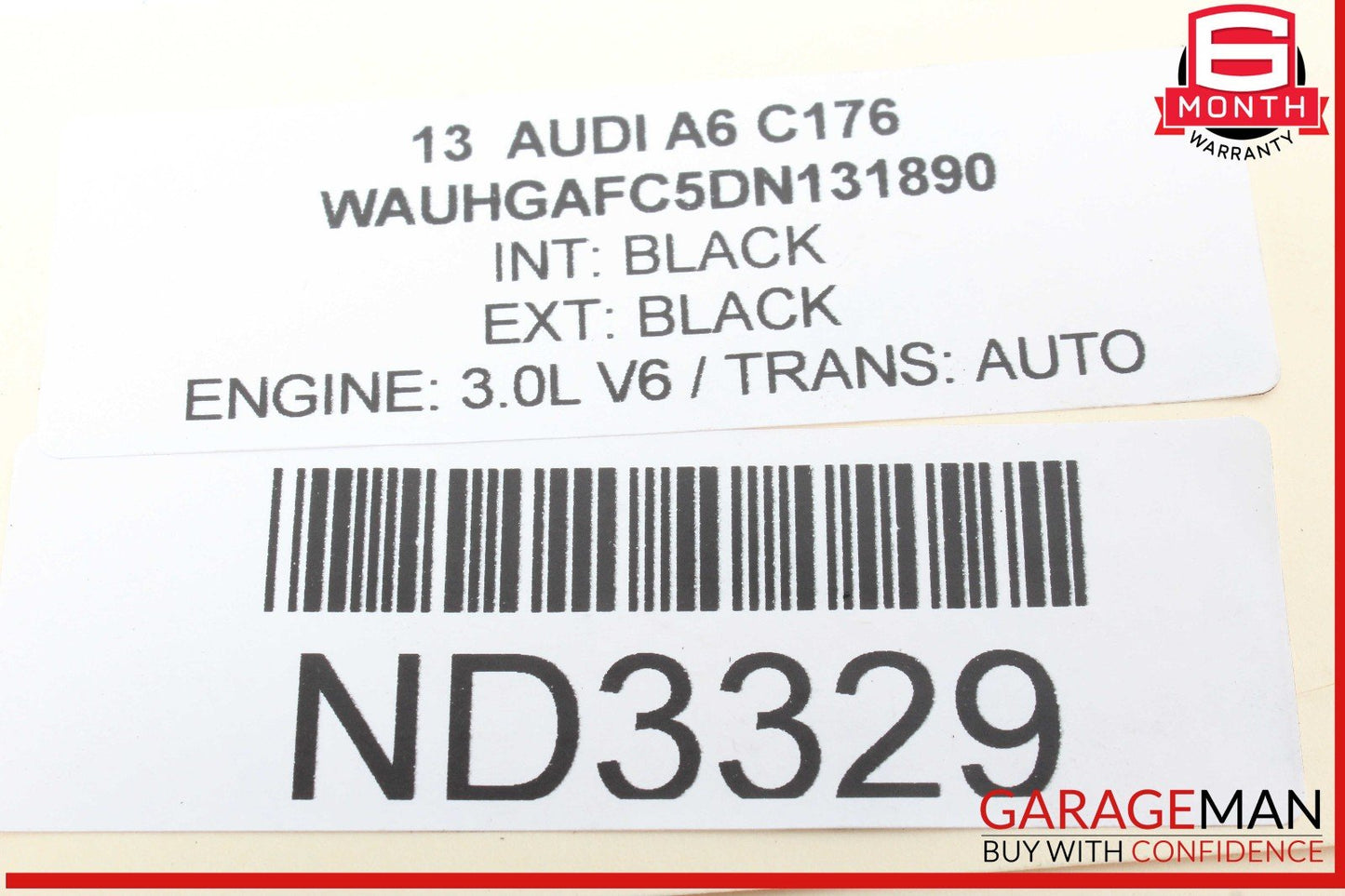 12-15 Audi A6 Engine Left Driver Side Exhaust Manifold OEM