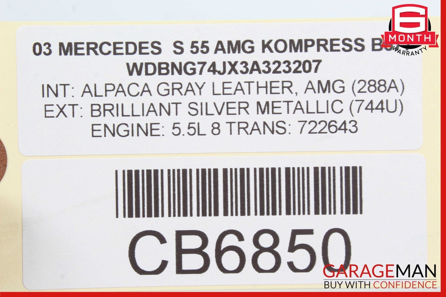 97-09 Mercedes W220 S55 CL55 AMG Engine Starter Motor 1121510001 OEM