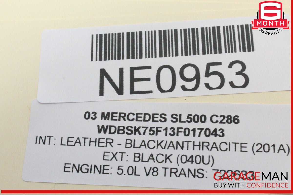 03-06 Mercedes R230 SL550 SL55 AMG Under Seat Control Module Right Side OEM