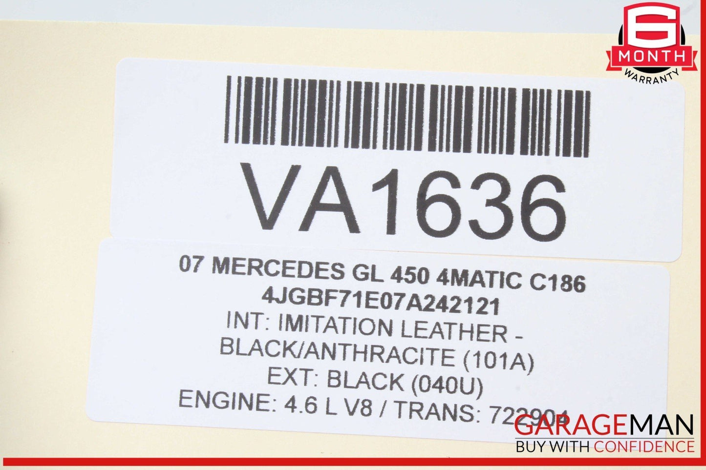 06-13 Mercedes X164 GL450 4MATIC Front Left Side Door Control Module OEM