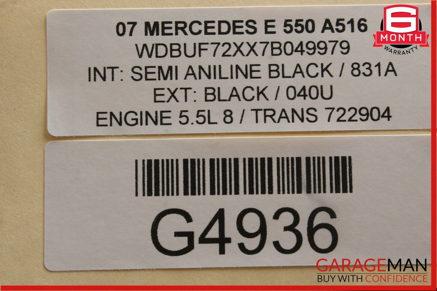06-09 Mercedes W211 E350 SL65 AMG CLS350 Communication Control Module Unit OEM