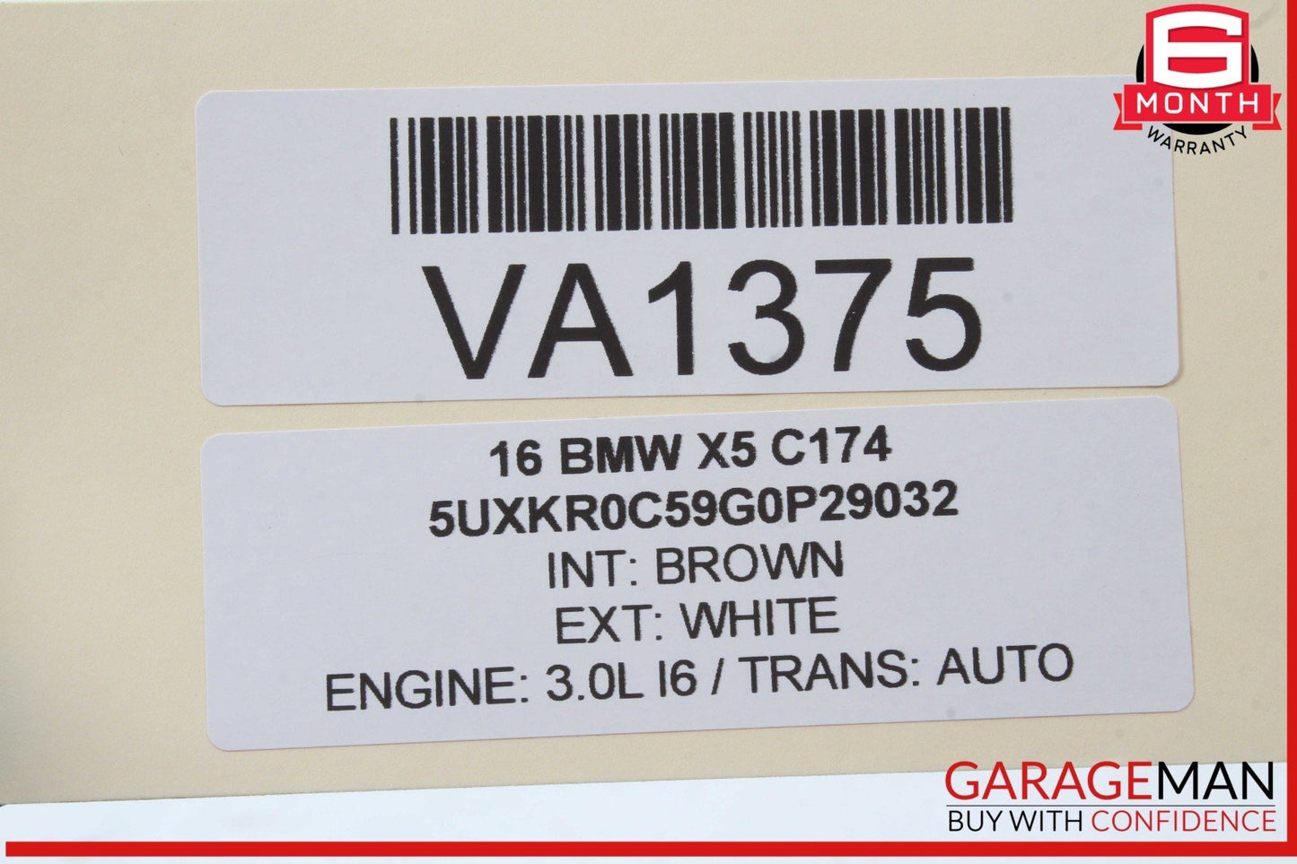 14-18 BMW X5 F15 Foot Stop Brake Pedal w/ Bracket 6791900-03 OEM