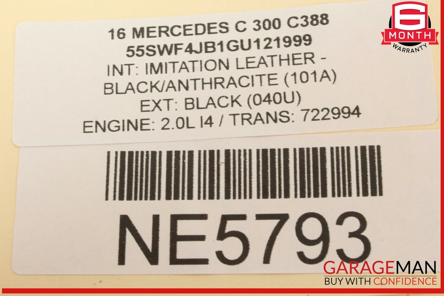15-20 Mercedes W205 C300 E400 Gas Throttle Accelerator Pedal 2053000004 OEM