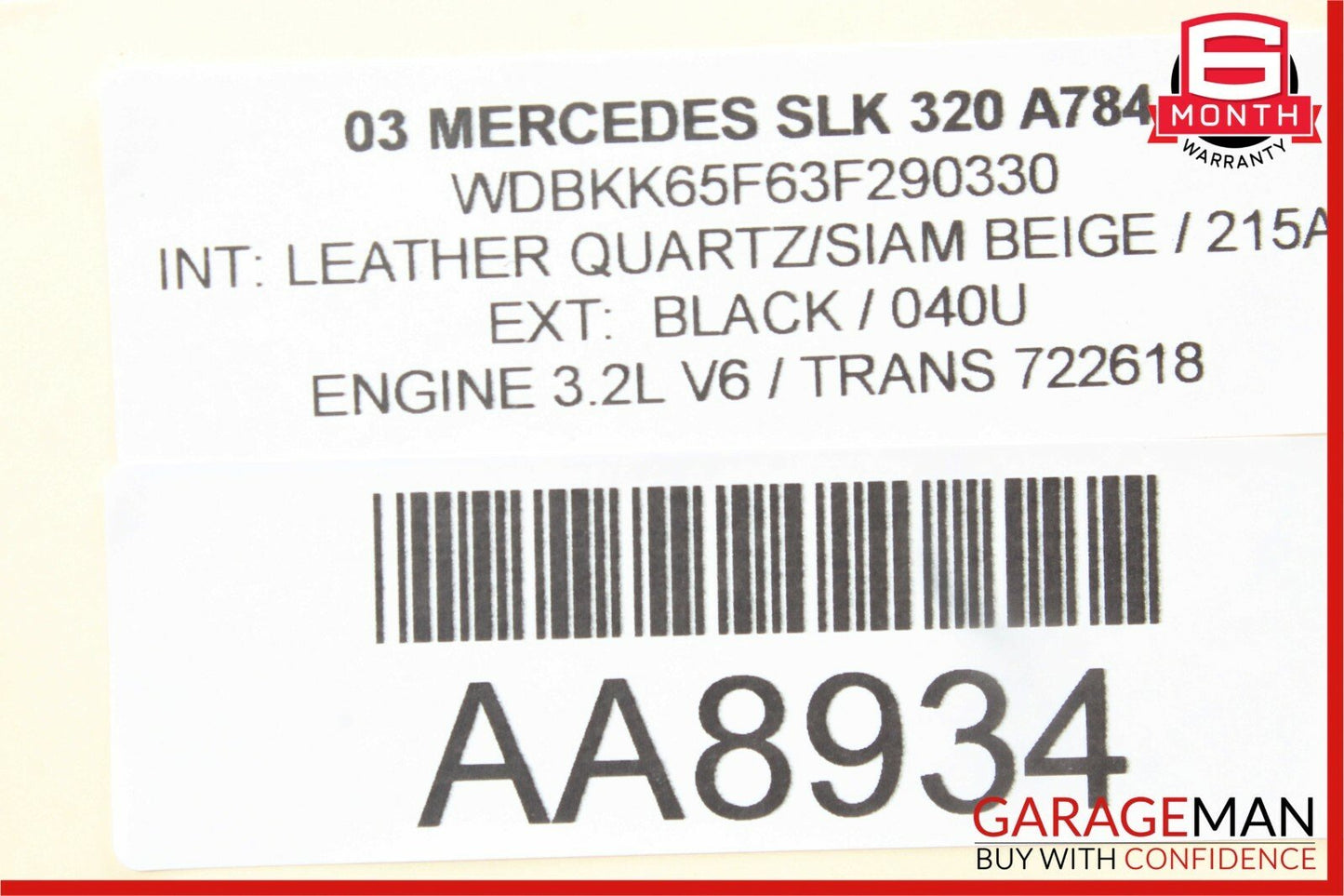 97-04 Mercedes R170 SLK230 SLK320 Engine Fuse Relay Box Control Module OEM