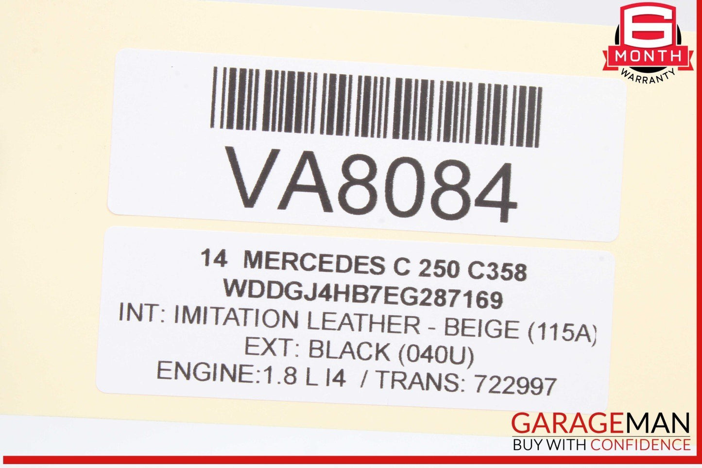 10-15 Mercedes W204 C250 C300 Keyless Go Entry Control Module 1729006206 OEM