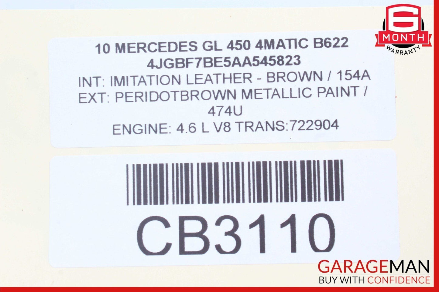 10-12 Mercedes X164 GL450 ML350 Rear Bumper PDC Parking Control Wire Harness OEM
