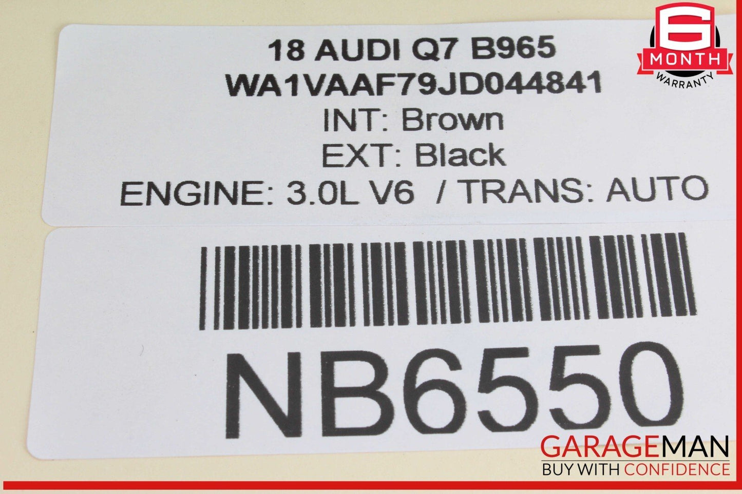 17-24 Audi Q7 Rear Left / Rear Right Lower Control Arm 4M0505311J OEM