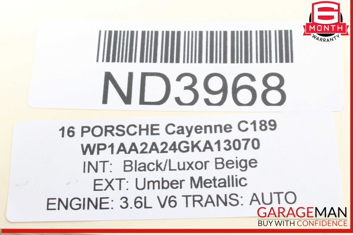 11-18 Porsche Cayenne 958 Front Driveshaft Propeller Shaft 7P0521101L OEM