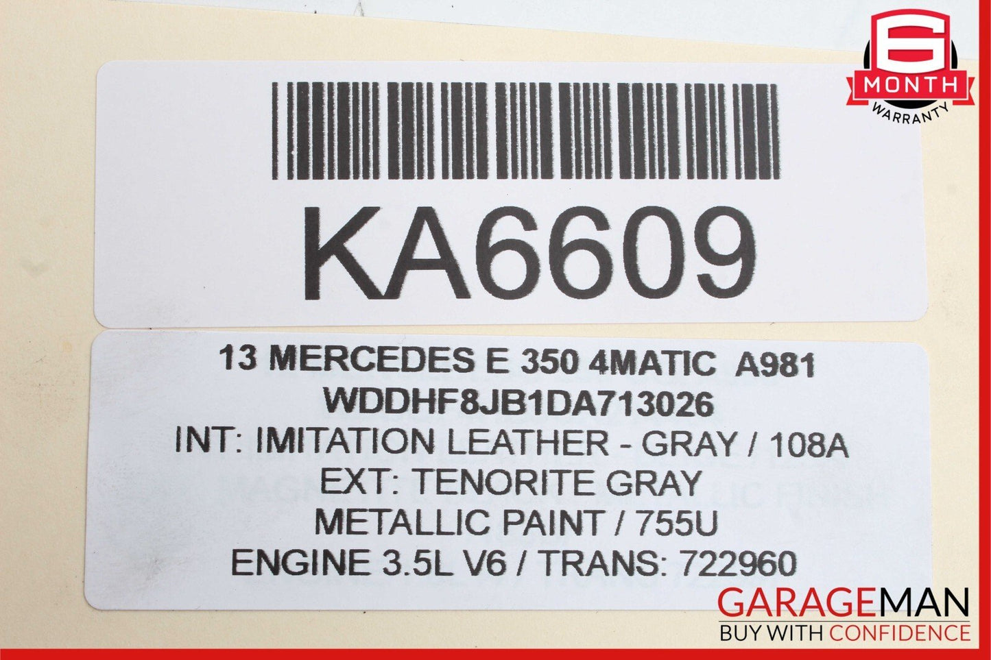 12-15 Mercedes GLK350 C300 E350 ECU Engine Control Module Unit