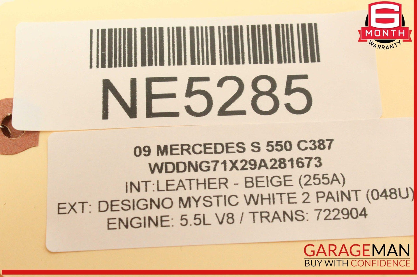 07-20 Mercedes W221 S550 CLS400 Dynamic Seat Vacuum Pump 0008003648 OEM