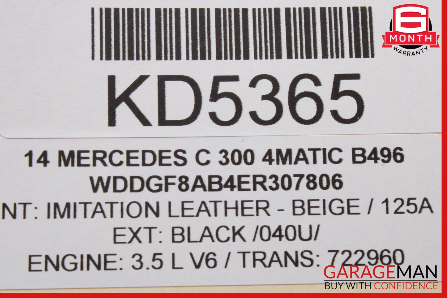 08-18 Mercedes W204 C300 C250 CLS550 Rear Left Side Door Control Module OEM
