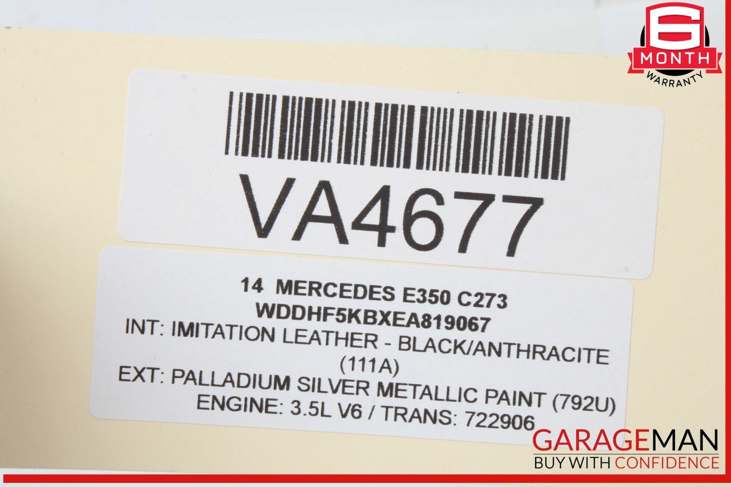 08-18 Mercedes W212 E350 CLS550 Front Right Side Door Control Module OEM